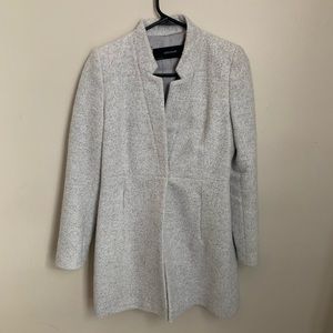 NWOT - Heather grey soft blazer style coat